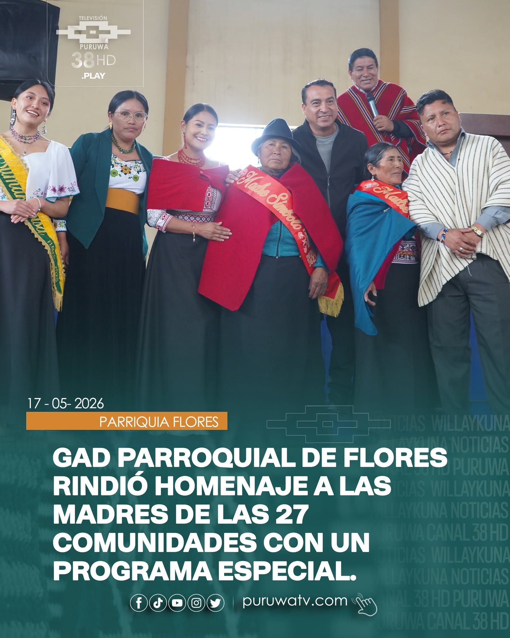 HOMENAJE POR EL DIA DE LAS MADRES